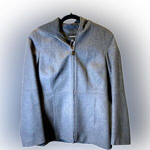 Express Women’s wool coat size 5/6 with hood